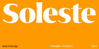 Soleste Font Poster 1